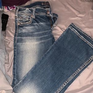 Silver Bootcut Jeans